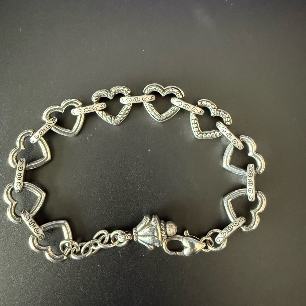 Brighton Open Heart Silver Bracelet - Picture 2 of 4